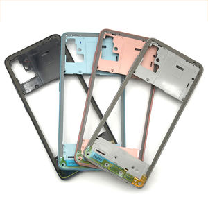 Pièces mobiles en gros boîtier arrière lunette cadre moyen pour Samsung Galaxy A51 A71 coque arrière de téléphone remplacement du cadre moyen - Product Image 1