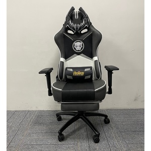 Silla de oficina giratoria de diseño moderno ergonómico para uso doméstico, silla de juegos DDP e-sport, silla de Juegos de ordenador con reposapiés - Product Image 3