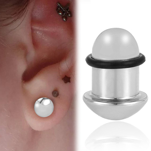 Evorte 1.6-10 <span class=keywords><strong>Mm</strong></span> Phẫu Thuật Thép Nấm Nút Tai Đồng Đo Tai Cáng Tai Expander Cơ Thể <span class=keywords><strong>Piercing</strong></span> Đồ Trang Sức Cho Phụ Nữ Người Đàn Ông - Product Image 3