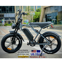 H9 VTT électrique 48V 500W EU Stock Suspension complète 20 "moyeu arrière moteur cadre en acier pour adultes VOMO H9