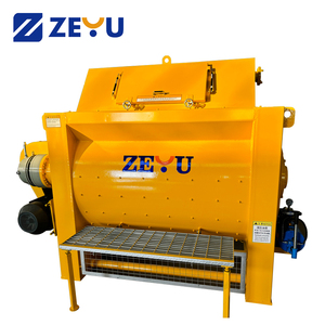 공장 직송 ZEYUZHONGGONG JS500 콘크리트 믹서 기계 25m3/h 용량 고하중 순간 CE 인증 PLC 제어 - Product Image 3