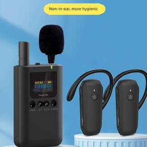 ระบบไกด์นำเที่ยว UHF 2.4G พร้อมสัญญาณไร้สายที่แรง ลดเสียงรบกวน พร้อมการอธิบายแบบคู่ และการแปลพร้อมกัน - Product Image 4