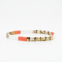 Bracelet pour homme en perles Miyuki Tila, bracelet en perles de verre