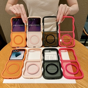 <span class=keywords><strong>Coque</strong></span> <span class=keywords><strong>de</strong></span> <span class=keywords><strong>téléphone</strong></span> magnétique scintillante 3D à bords ondulés, style coréen viral, en forme <span class=keywords><strong>de</strong></span> toast, pour <span class=keywords><strong>Samsung</strong></span> <span class=keywords><strong>Galaxy</strong></span> Z Flip 8 Z Flip 7, vente en gros - Product Image 1