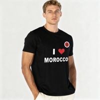 T-shirt de fan du Maroc léger et respirant pour la promotion des rassemblements et des matchs en plein air d'été