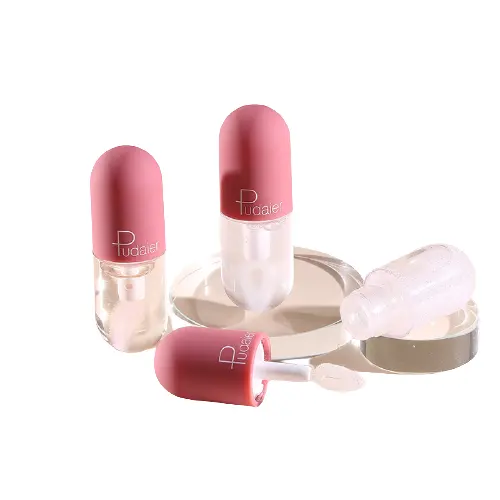 Best Sale Capsule Lip Gloss Private Label Liquid Glitter Capsule Mini Pill Lip gloss With Free Sample