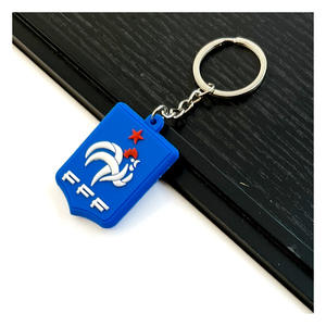 ヨーロッパチームロゴサッカーギフトキーホルダーペンダントPVC（ブラジル、アルゼンチン、イタリア、ポルトガル、フランス、オランダ用） - Product Image 6