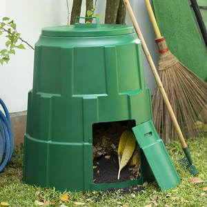 Seau à déchets alimentaires en plastique de 150 L pour le jardin, bacs à compost - Product Image 2