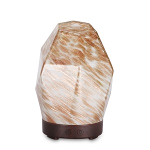 Diffusore di vetro dell'aroma dei diamanti 100ML, pietra <span class=keywords><strong>collina</strong></span> nebbia fresca purificatore umidificatore per il prezzo più basso - Product Image 3