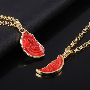 일본 만화 기사 14K 금도금 목걸이 코인 펜던트 커플 펜던트 매칭 링 홀리 블레이드 링 - Product Image 4