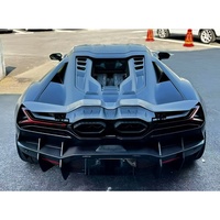 Kit carrosserie de haute qualité en fibre de carbone sèche, style OEM, aileron arrière pour Lamborghini Revuelto