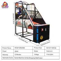Jeux de monnaie d'intérieur, basketball de rue, jeu de compétences, machine de divertissement, meilleure machine de tir au basketball à vendre