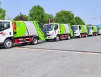 Camion compacteur à chargement arrière Foton 4x2 |   Camion de transport de déchets compact diesel de 5 m3 avec système de levage