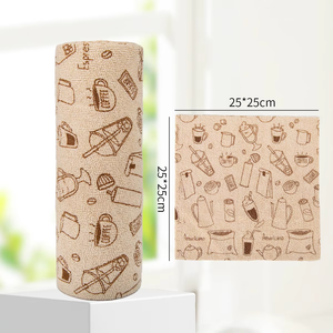 Chiffons de nettoyage en microfibre tricotés warp |   Serviettes enroulées prédécoupées |   Serviettes de cuisine et de voiture réutilisables - Product Image 6