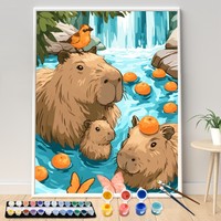 Cadeaux personnalisés, kits d'art à peindre par numéros, peinture à l'huile non personnalisée pour adultes, enfants, débutants, décoration de la maison