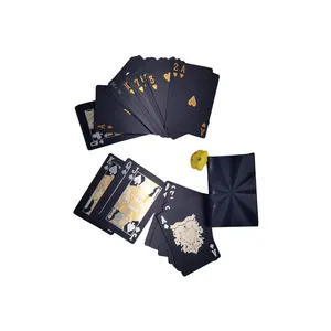 कस्टम लोगो के साथ नया व्यक्तिगत प्लास्टिक पोकर सुचारू पनरोक 57*87 मिमी खेल कार्ड