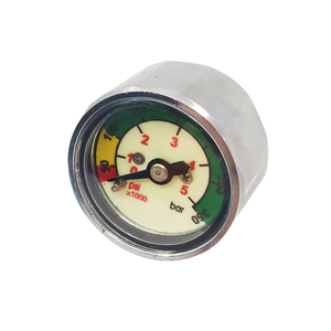 Đồng hồ đo áp suất không khí 28mm 5000psi 2000psi Ống xoắn ốc Thiết bị đo áp suất lặn - Product Image 1