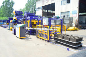 Máquina de bloques de cemento hidráulica para hacer bloques de hormigón, máquina de bloques de flujo completamente automática - Product Image 2