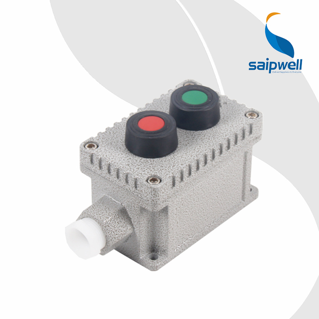 SAIPWELL/SAIP ATEX Electrical Anti-explosion Metal Enclosure SA-2 122*76*76mm 2 Way Explosion-proof Switch Box