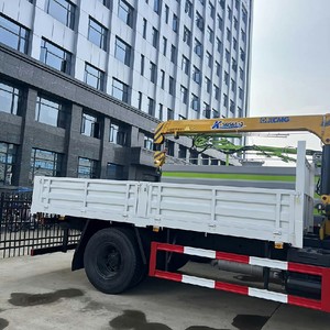 รถบรรทุกติดเครน Dongfeng 4x2 ขนาด 3.2 ตัน 5 ตัน แบบปรับแต่งได้ พร้อมเครนบูมตรงสำหรับขาย - Product Image 3