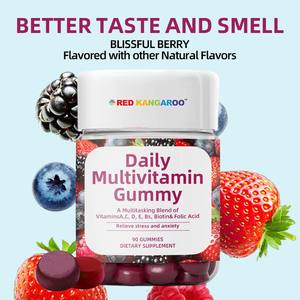 OEM ODM Usine Riche en Vitamines pour Adulte Meilleur Goût et Odeur Protéger les Yeux Gomme <span class=keywords><strong>Multivitamin</strong></span>ée Quotidienne - Product Image 6