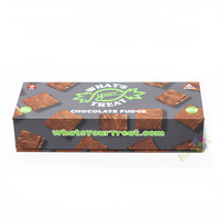 Galletas de caramelo de Navidad de lujo con estampado en caliente personalizado, barra dulce con caja de regalo de embalaje de papel de Chocolate vacía