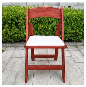 Silla Plegable de Madera Acolchada al por Mayor, Estilo Casual, Silla Plegable para Banquetes, Eventos, Fiestas, Bodas - Product Image 2
