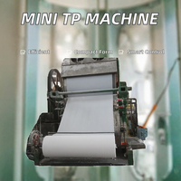 Mini machine à papier toilette PLC Core 787 mm pour ligne de production de papier tissu à petite échelle de 1 à 2 TPD