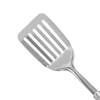 Vente chaude en gros 430 poignée en acier inoxydable tournant à fente épaissi outils de cuisson ustensiles de cuisine ustensiles de cuisine