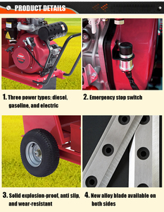Factory Price Kesen Brand <b>Wood</b> Chipper Machine Branch Shredder <b>Wood</b> <b>Crusher</b> 15HP Gasoline Powered Forestry Machinery <b>Wood</b> Chippe - Product Image 2