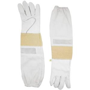 Guantes de Apicultura Luwint Nuevos - Protectores Contra Picaduras, Mangas Ventiladas, Guantes de Apicultor de Piel de Cabra/Blancos (Talla Extra Grande), 1 Año de Garantía - Product Image 3