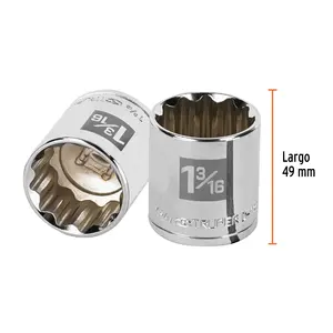 Master con 72 unità presa da 1 3/16 ', 12 punti, unità da 1/2', Truper - Product Image 1