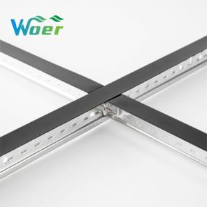 Grille en T décorative en acier galvanisé, ignifuge, résistante à la corrosion, haute résistance, multicolore, vente en gros usine Woer - Product Image 1