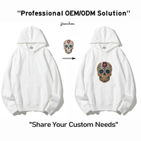 Sweat-shirt à capuche de Noël brodé flocon de neige unisexe, pull de fête, cadeau d'hiver pour couple, streetwear