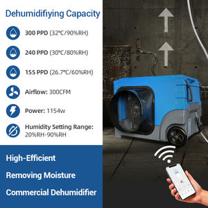 Preair 325 ppd máquina de restauração de danos na água, desumidificador industriais - Product Image 3