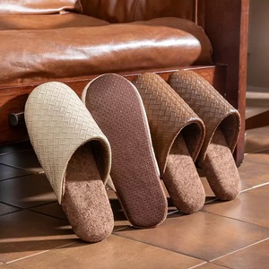 Pantuflas <span class=keywords><strong>de</strong></span> Interior para Hombre y Mujer, <span class=keywords><strong>de</strong></span> Piel Sintética, Silenciosas, Antideslizantes, para el Hogar - Product Image 5