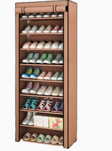 6-Tier Detachable Fabric Multifunction Foldable Shoe <strong>Rack</strong> 36-Pair Boot <strong>Show</strong> Cupboard Cabinet Dustproof Cover Home Organizer - Product Image 5