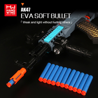 HW TOYS Pistolet à balles souples électronique en plastique pour enfants unisexe avec son et lumière, recharge automatique