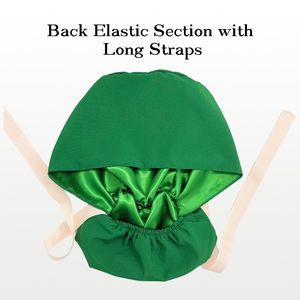 Gorro Quirúrgico de Satén para Mujer, para Cabello Largo, para Cirujanos, Dentistas, Enfermeras, con Forro de Satén, para Cola de Caballo - Product Image 5