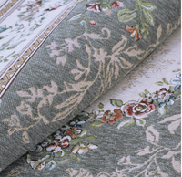 Luxueux Fleur Américaine Salon Tapis Tapis