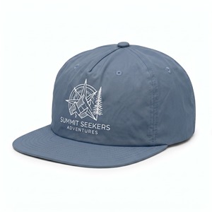 Gorras Snapback con Logotipo Personalizado en Serigrafía OEM, Gorras de 5 Paneles, Gorras de Nailon Sin Estructura - Product Image 2