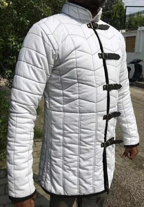 เสื้อโค้ท Gambeson ยุคกลางปรับแต่งได้คอสเพลย์มีขนาดให้เลือก-ส่งออกผ้าฝ้ายหนาสำหรับฤดูหนาว - Product Image 3