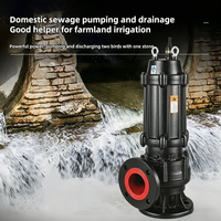 Pompe submersible à eaux usées en fonte à bride haute pression 380V pour l'industrie automobile WQ
