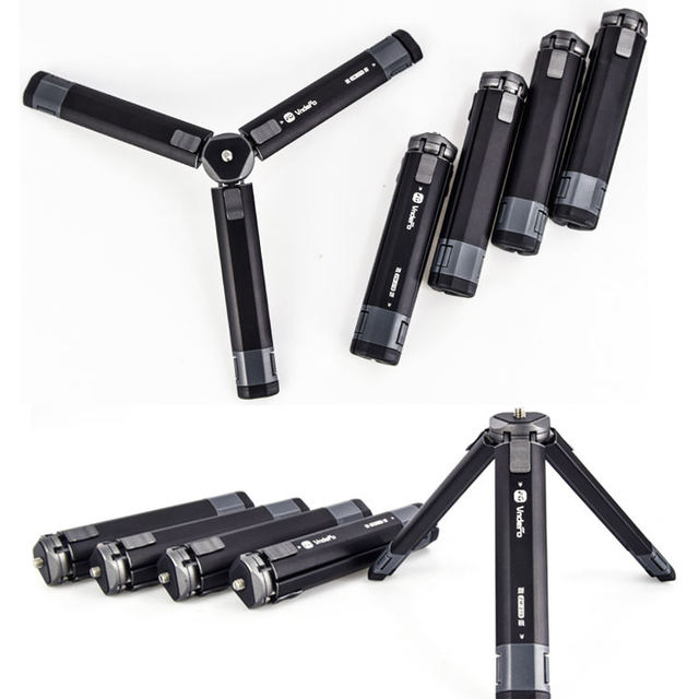 Vndefo Travel Portable Flexible Desktop Tabletop Mobile Phone Selfie Camera Mini Tripod Camera Holder