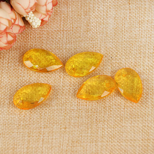Acrylic Lotus <b>Beads</b> For Jewelry Making Bulk Loose <b>Beads</b> <b>Red</b> Colorful Shape 128-129T - Product Image 3