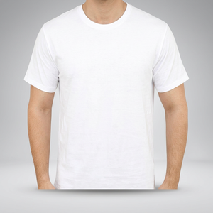 เสื้อยืดคอกลมแขนสั้นผ้าฝ้ายสำหรับผู้ชาย - Product Image 2