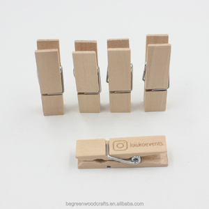 Pioli in Legno Lucidato 45*12mm per Decorazioni Matrimoniali, Pioli Naturali per Appendere <span class=keywords><strong>Foto</strong></span> a Parete - Product Image 4