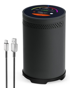 터치 스크린이있는 RM-75 라돈 감지기 펄스 이온 알람 센서 가정 공기질 모니터 가스 감지기 스마트 PCi/L Bq/m³ - Product Image 1