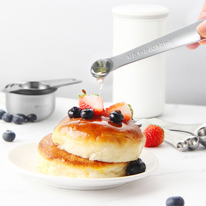 Số lượng lớn thả đo Cup và Spoon Set với quy mô tấm thép không gỉ kim loại 13 14 15 cái cho nấu ăn & Baking - Product Image 2