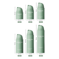 Bouteille Pompe Airless Scellée Sous Vide avec Bouchon à Vis pour Crème Visage et Lotion, Emballage Soins de la Peau, 30 ml, 50 ml, 75 ml, 100 ml, 150 ml, 200 ml